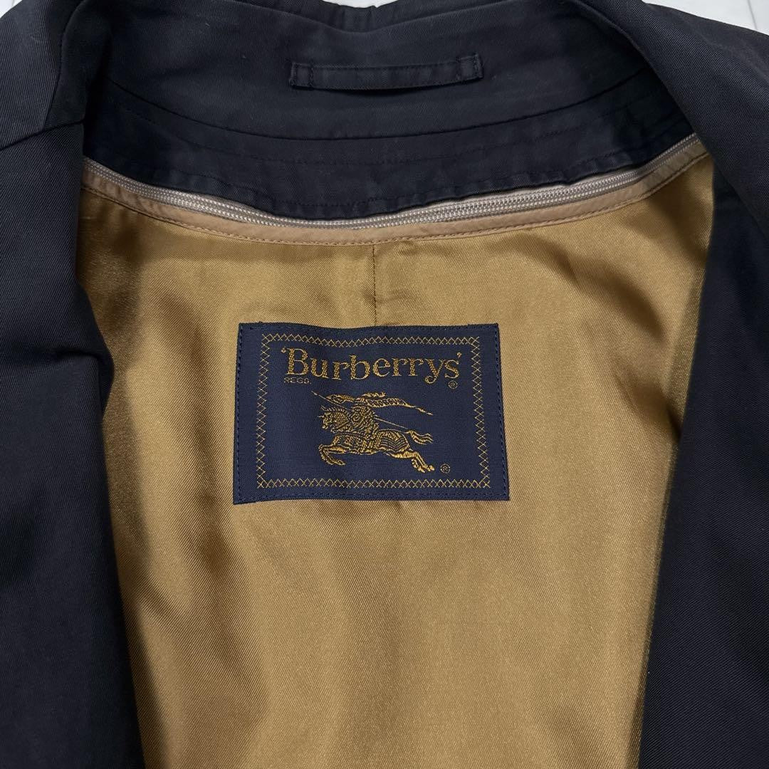 BURBERRY Coat Nova Check Asian fit S US size XS Black Authentic
