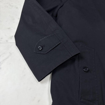 BURBERRY Coat Nova Check Asian fit S US size XS Black Authentic