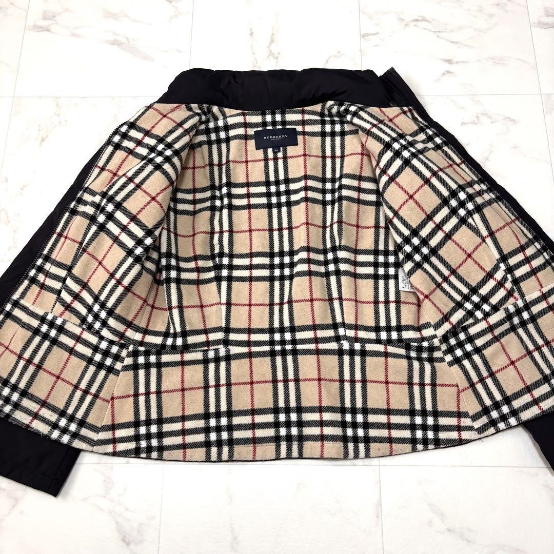 BURBERRY LONDON Jacket Nova Check Asian fit L US size M Black Authentic