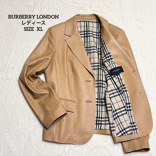BURBERRY LONDON Jacket Nova Check Asian fit 2XL 44 US size XL Beige Authentic