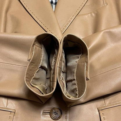 BURBERRY LONDON Jacket Nova Check Asian fit 2XL 44 US size XL Beige Authentic