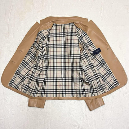 BURBERRY LONDON Jacket Nova Check Asian fit 2XL 44 US size XL Beige Authentic