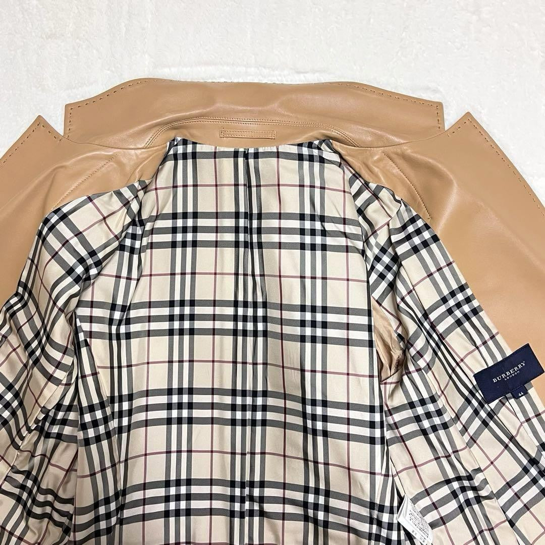 BURBERRY LONDON Jacket Nova Check Asian fit 2XL 44 US size XL Beige Authentic