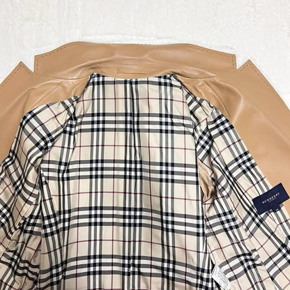 BURBERRY LONDON Jacket Nova Check Asian fit 2XL 44 US size XL Beige Authentic