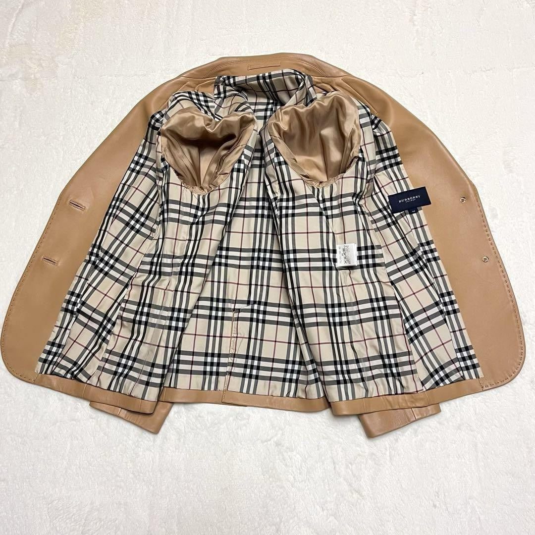 BURBERRY LONDON Jacket Nova Check Asian fit 2XL 44 US size XL Beige Authentic