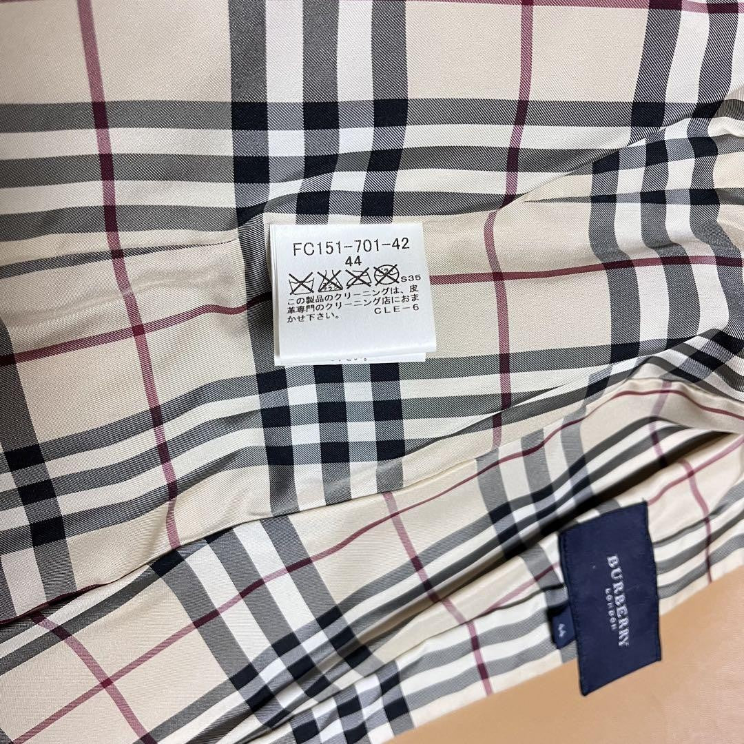 BURBERRY LONDON Jacket Nova Check Asian fit 2XL 44 US size XL Beige Authentic