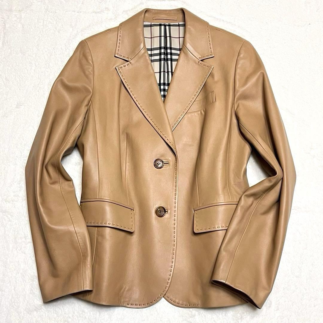BURBERRY LONDON Jacket Nova Check Asian fit 2XL 44 US size XL Beige Authentic