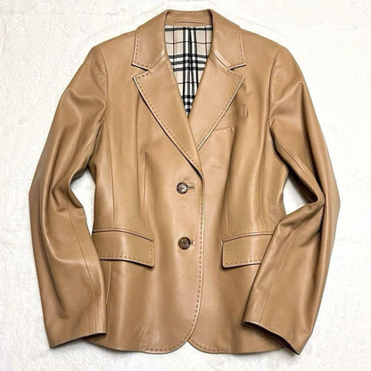BURBERRY LONDON Jacket Nova Check Asian fit 2XL 44 US size XL Beige Authentic