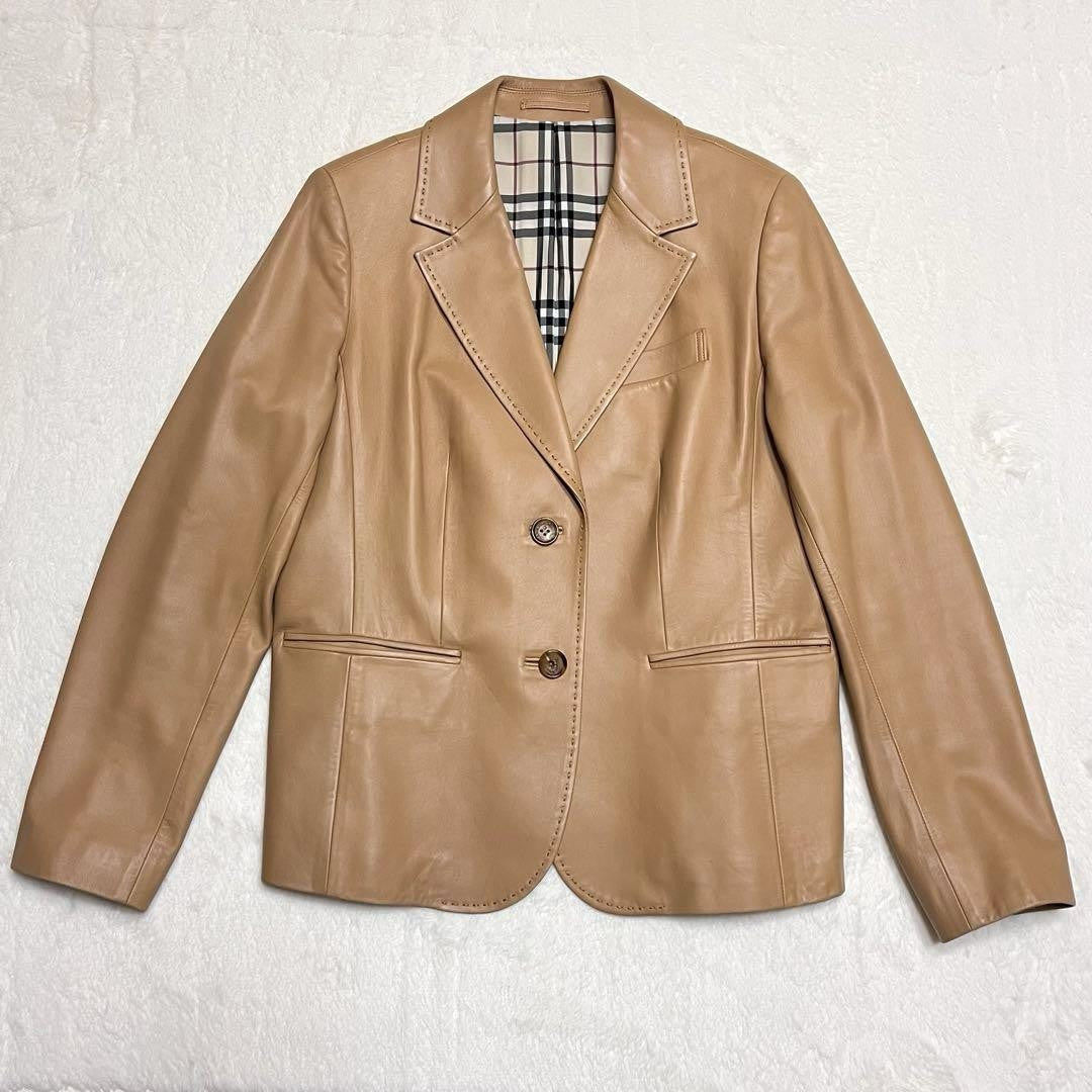 BURBERRY LONDON Jacket Nova Check Asian fit 2XL 44 US size XL Beige Authentic