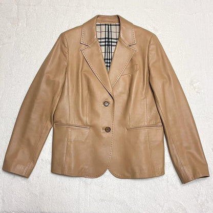 BURBERRY LONDON Jacket Nova Check Asian fit 2XL 44 US size XL Beige Authentic