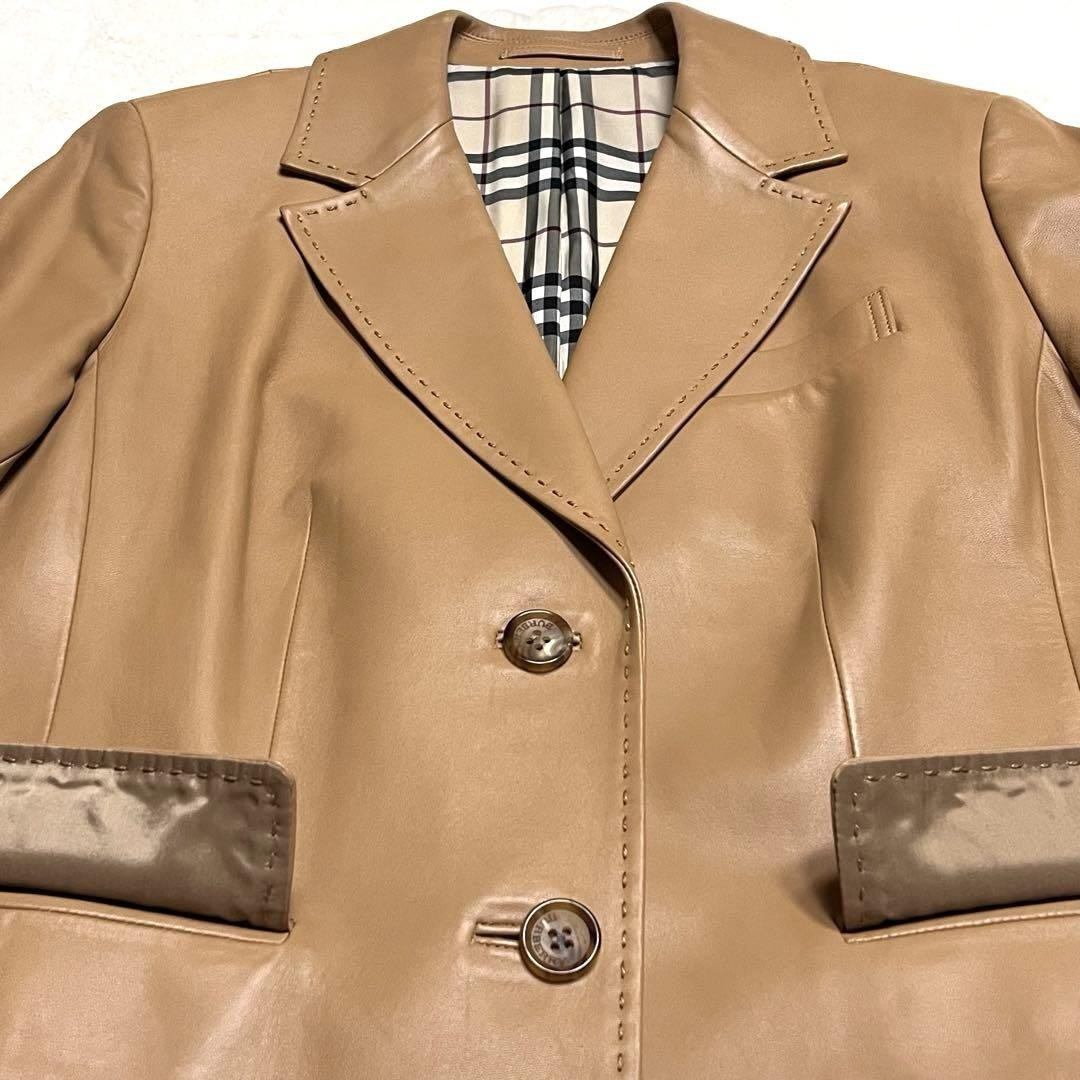 BURBERRY LONDON Jacket Nova Check Asian fit 2XL 44 US size XL Beige Authentic