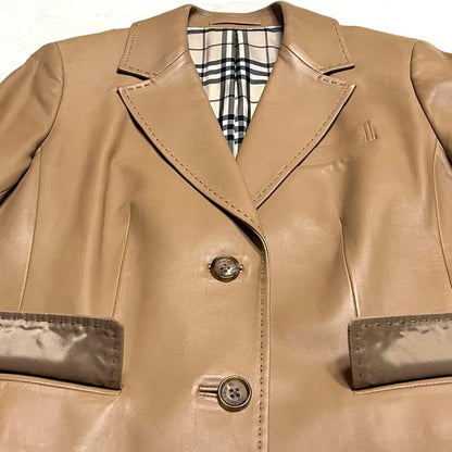 BURBERRY LONDON Jacket Nova Check Asian fit 2XL 44 US size XL Beige Authentic