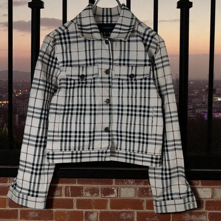 BURBERRY LONDON Jacket Nova Check Asian fit L US size M Authentic