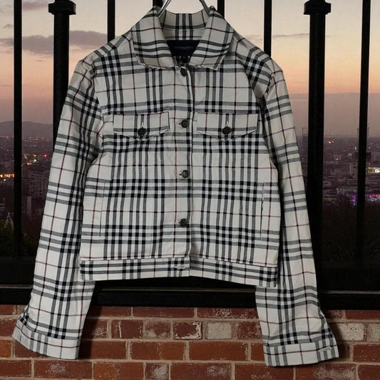 BURBERRY LONDON Jacket Nova Check Asian fit L US size M Authentic