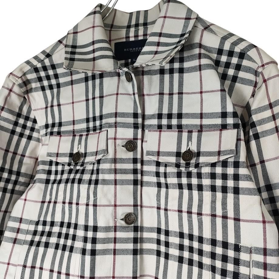 BURBERRY LONDON Jacket Nova Check Asian fit L US size M Authentic