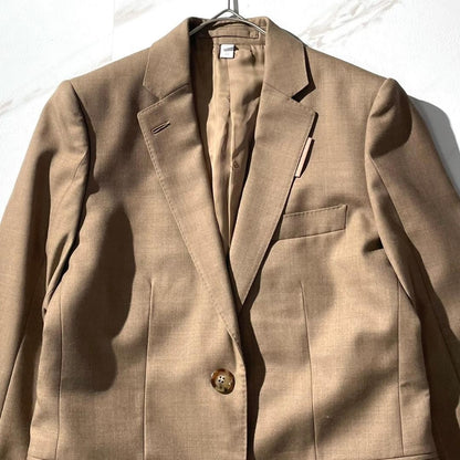 BURBERRY Jacket Asian fit XS US size 2XS Brown Beige Authentic
