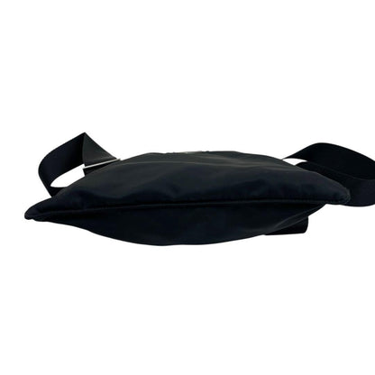 PRADA Shoulder Bag Purse Logo Nylon Black Authentic