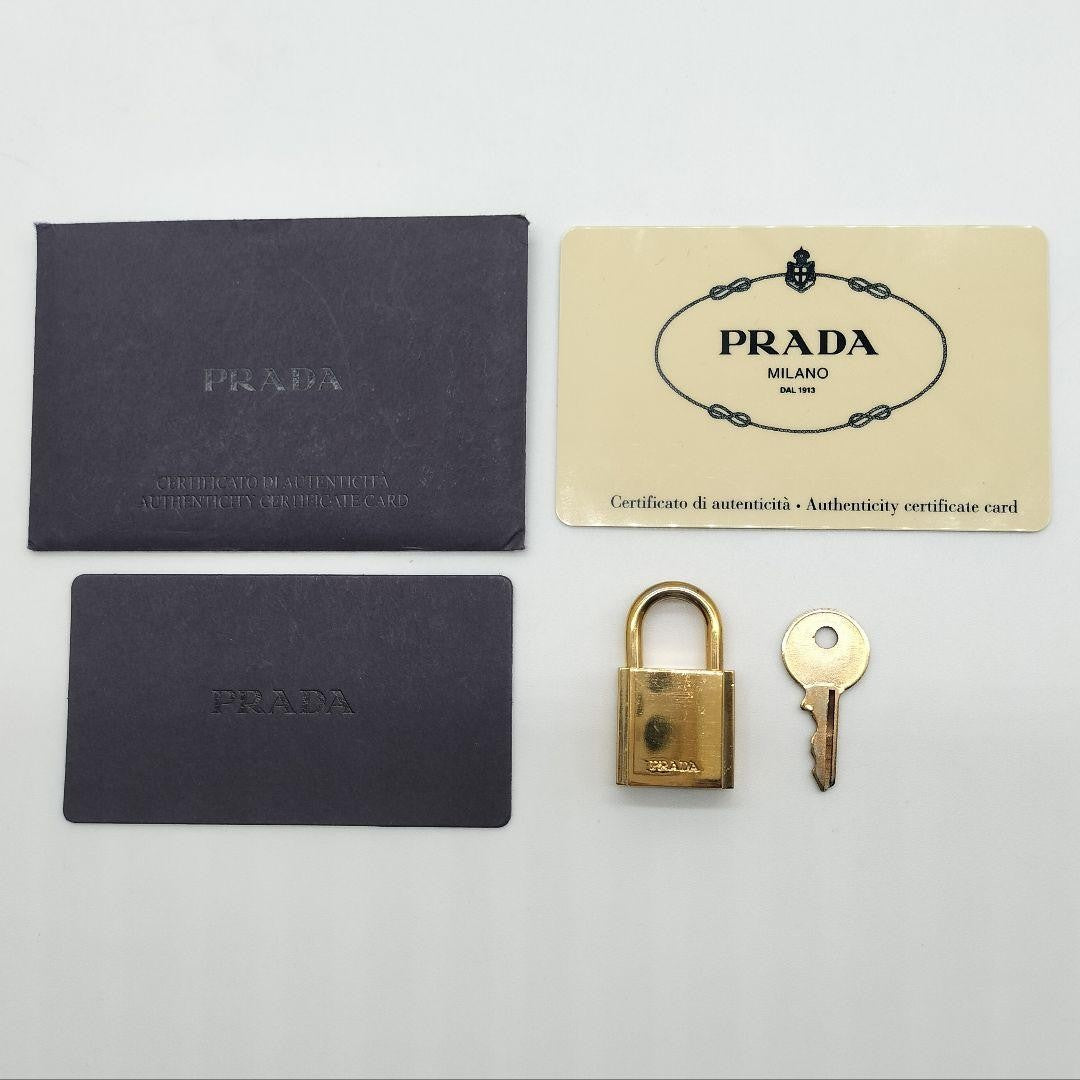 PRADA Hand Bag Tote Purse Logo Nylon Black Authentic