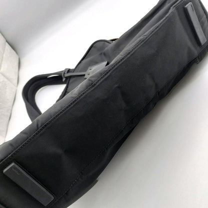 PRADA Hand Bag Tote Purse Logo Nylon Black Authentic