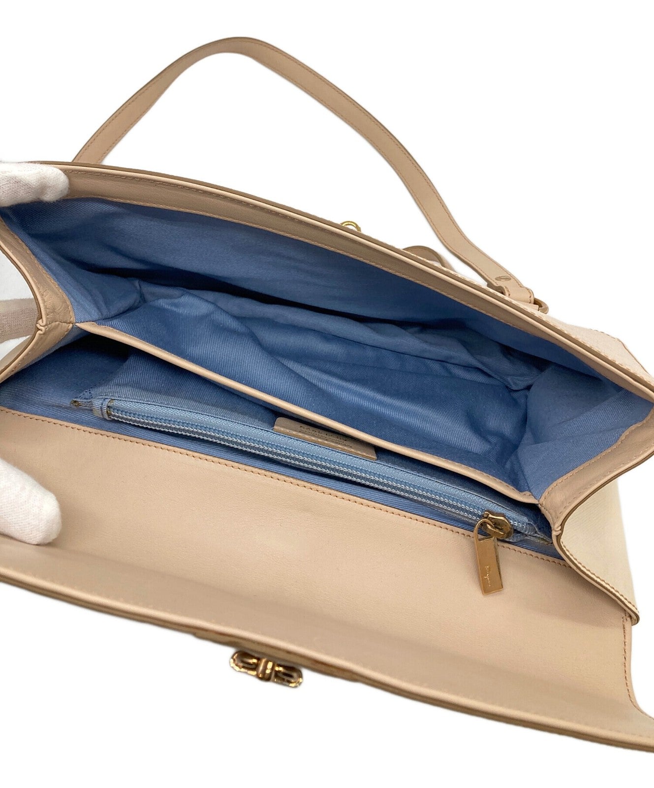 Salvatore Ferragamo Hand Bag Tote Purse Authentic