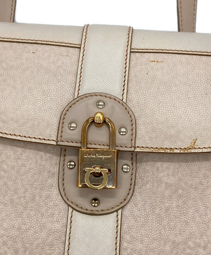 Salvatore Ferragamo Hand Bag Tote Purse Authentic