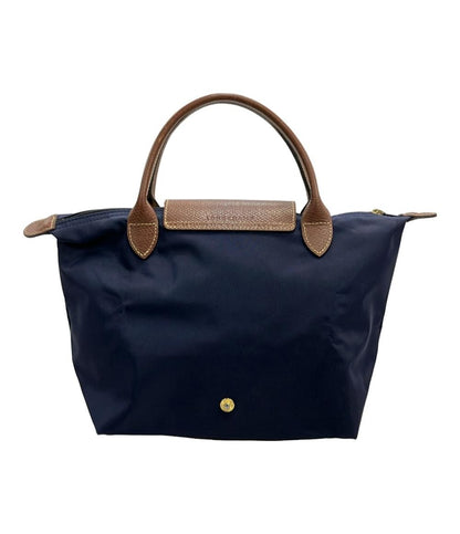 Longchamp Hand Bag Tote Purse Le Pliage Navy Authentic