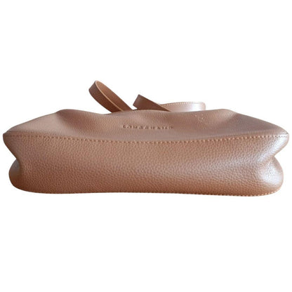 Longchamp Shoulder Bag Purse Brown Beige Authentic