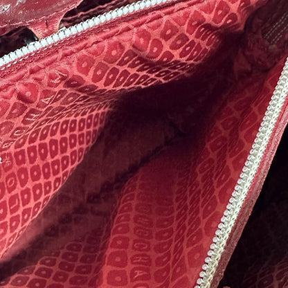 Longchamp Hand Shoulder Bag Tote Purse 2way Red Authentic