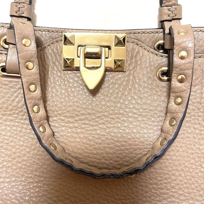 Valentino Shoulder Bag Purse Rockstuds Pink Authentic
