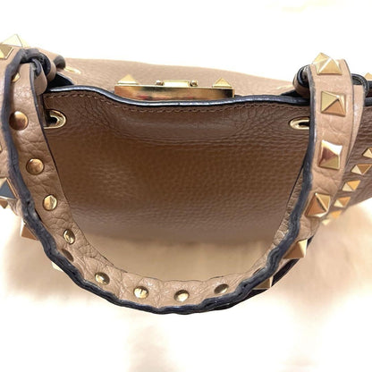 Valentino Shoulder Bag Purse Rockstuds Pink Authentic
