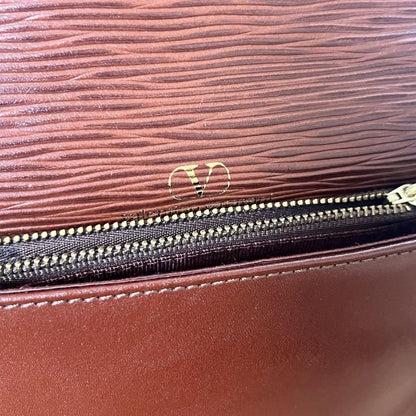 Valentino Garavani Shoulder Bag Purse Leather Authentic
