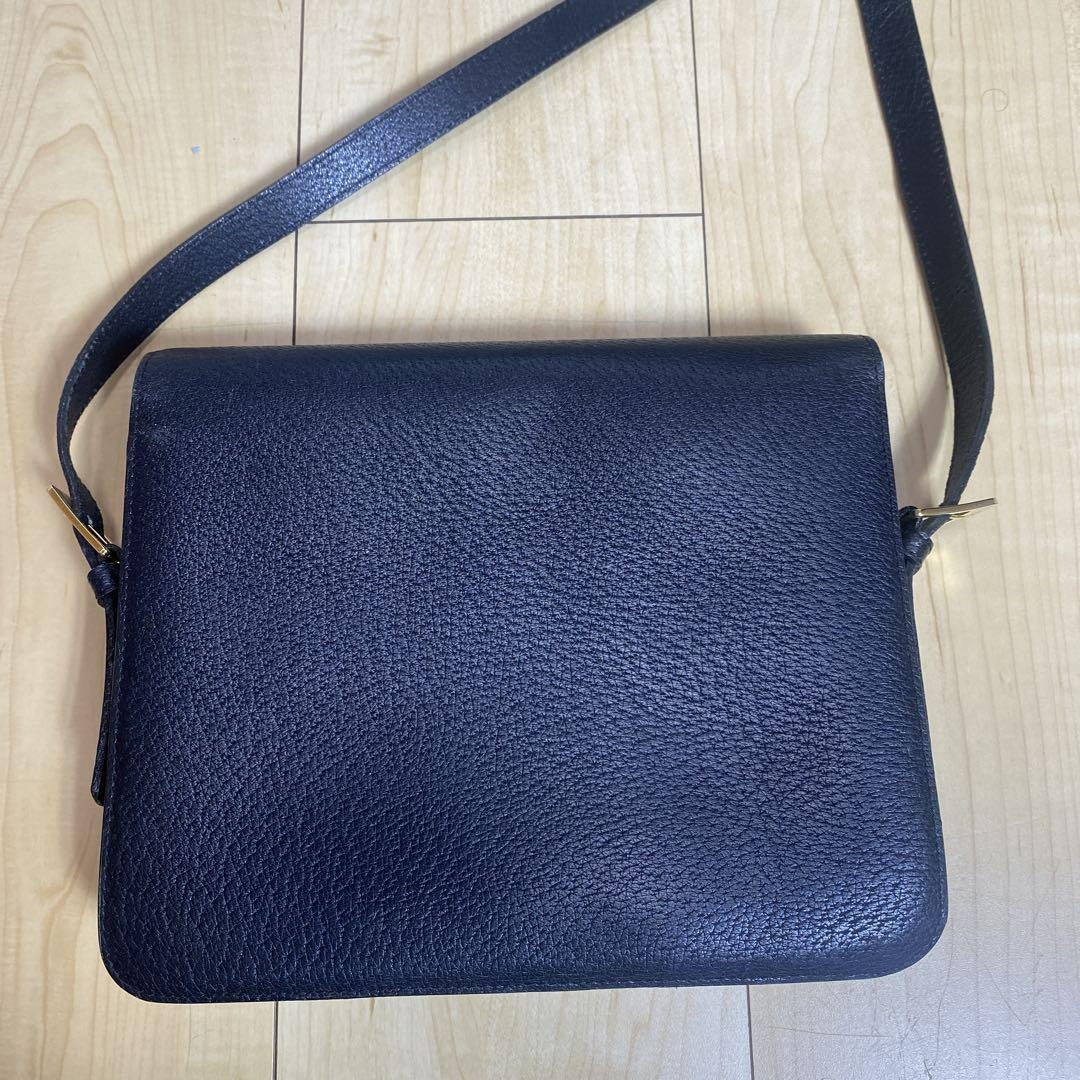 Valentino Garavani Shoulder Bag Purse Logo Black Authentic