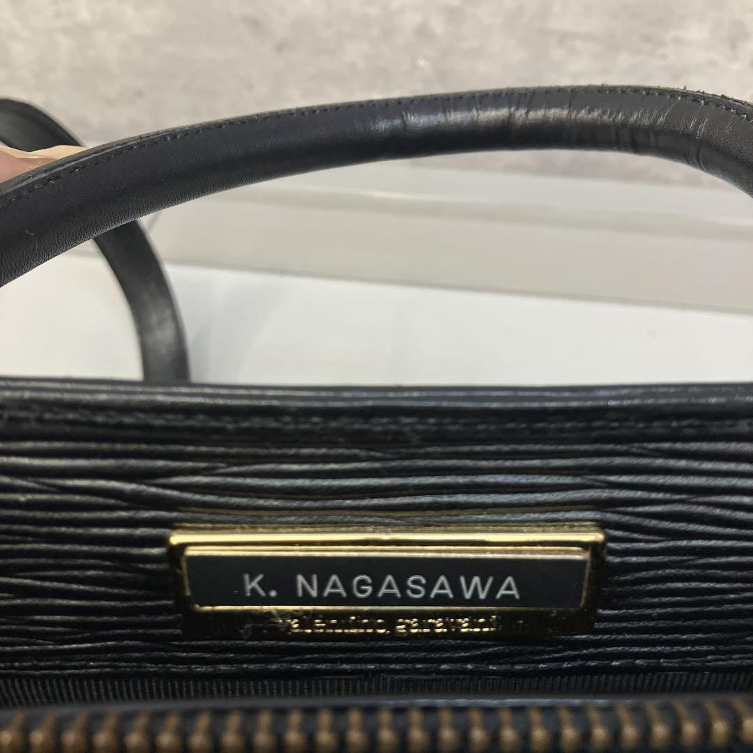Valentino Garavani Hand Shoulder Bag Tote Purse 2way Leather Black Authentic