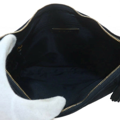 GIVENCHY Hand Shoulder Bag Tote Purse 4G Canvas Leather Black Authentic
