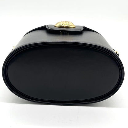 GIVENCHY Hand Bag Tote Purse Vanity 4G Leather Black Authentic