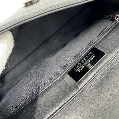 GIVENCHY Shoulder Bag Purse 4G Leather Black Authentic