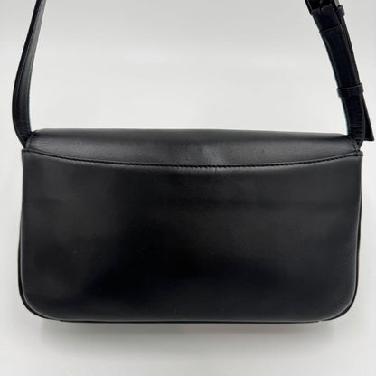 GIVENCHY Shoulder Bag Purse 4G Leather Black Authentic