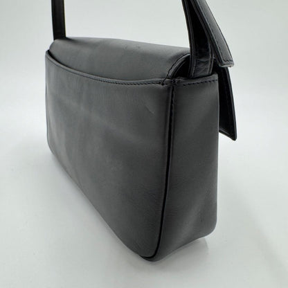 GIVENCHY Shoulder Bag Purse 4G Leather Black Authentic