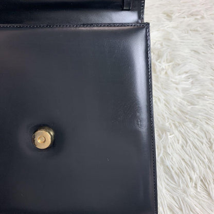 GIVENCHY Hand Bag Tote Purse 4G Leather Black Authentic