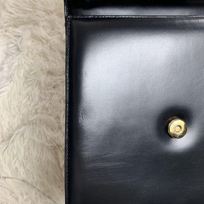 GIVENCHY Hand Bag Tote Purse 4G Leather Black Authentic