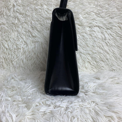 GIVENCHY Hand Bag Tote Purse 4G Leather Black Authentic