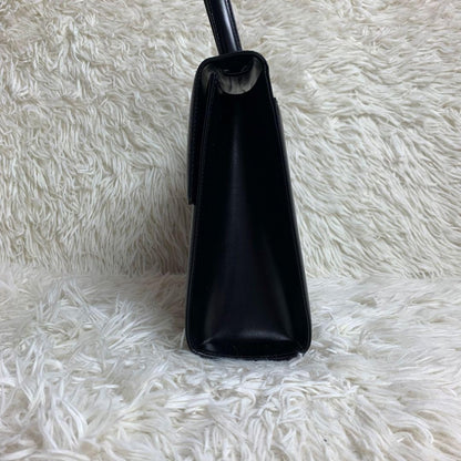 GIVENCHY Hand Bag Tote Purse 4G Leather Black Authentic