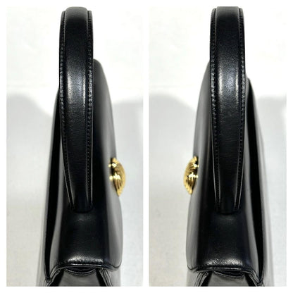 GIVENCHY Hand Bag Tote Purse 4G Leather Black Authentic