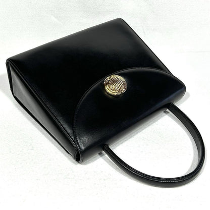 GIVENCHY Hand Bag Tote Purse 4G Leather Black Authentic