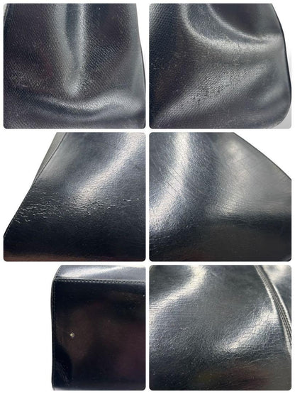 GIVENCHY Hand Bag Tote Purse 4G Leather Black Authentic