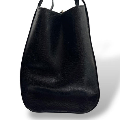 GIVENCHY Hand Bag Tote Purse 4G Leather Black Authentic
