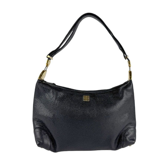 GIVENCHY Hand Bag Tote Purse 4G Leather Black Authentic
