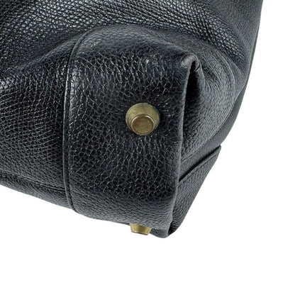 GIVENCHY Hand Bag Tote Purse 4G Leather Black Authentic