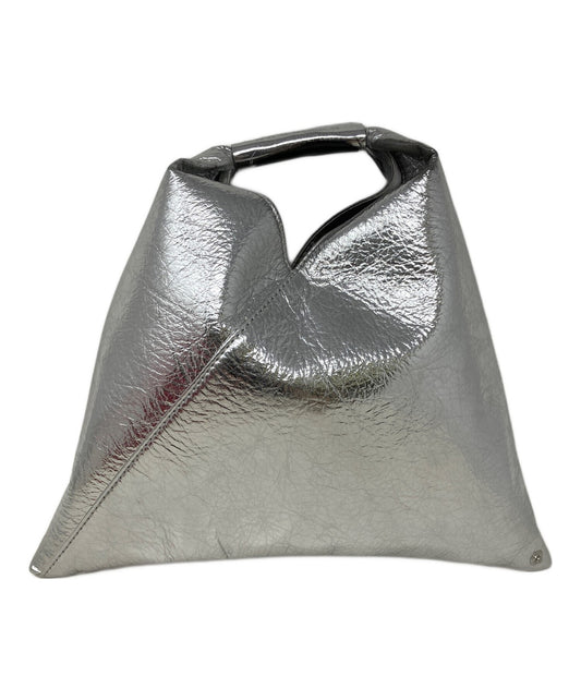 MM6 Maison Margiela Hand Bag Tote Purse Silver Authentic