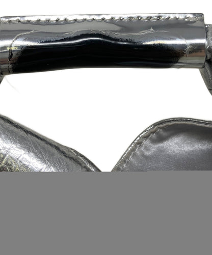 MM6 Maison Margiela Hand Bag Tote Purse Silver Authentic